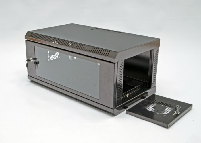 Шафа 4U, 600х350х284 мм (Ш*Г*В), акрилове скло