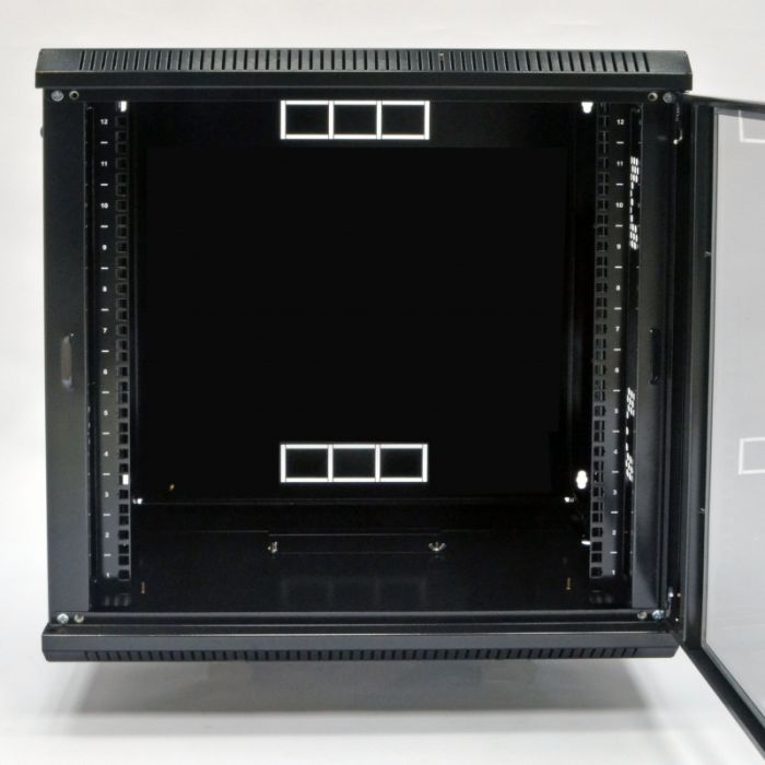 Шафа 12U, 19", 600х350х640 мм (Ш*Г*В), акрилове скло