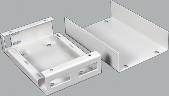 Міні-бокс для ВО адаптерів, (120х80х28мм) 2 SC Duplex/ 2 LC Quad CMS
