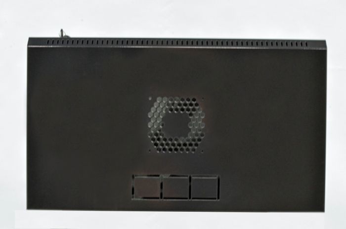 Шафа 6U, 600х350х373 мм (Ш * Г * В), економ, акрилове скло, чорна