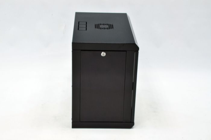 Шафа 9U, 600х350х507 мм (Ш * Г * В), економ, акрилове скло, чорна