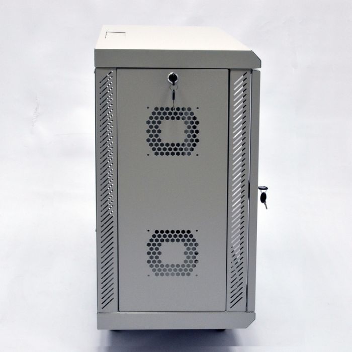Шафа 12U, 600х350х640 мм (Ш*Г*В), акрилове скло