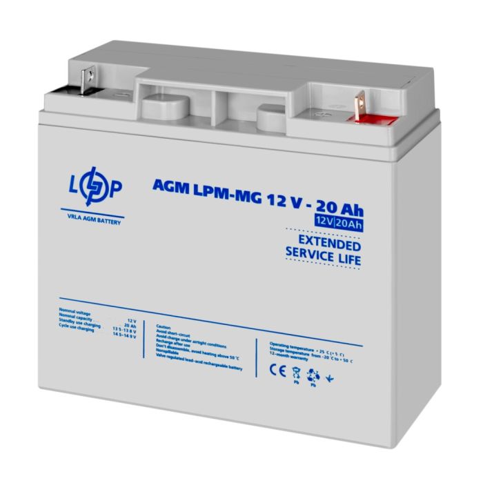 Акумулятор мультигелевий LPM-MG 12V - 20 Ah