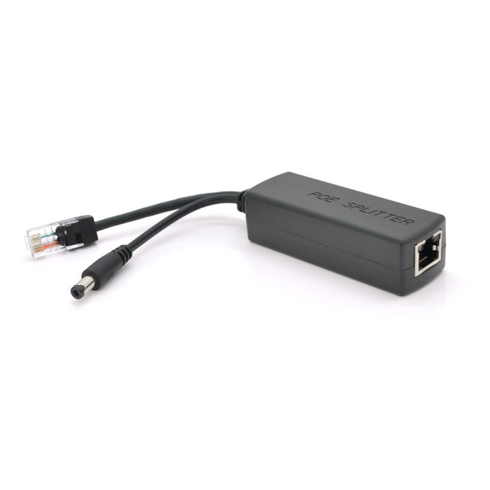 POE спліттер AOT-PD02A 48V-12V, RJ45 (10 / 100Мбит) + POE 48V