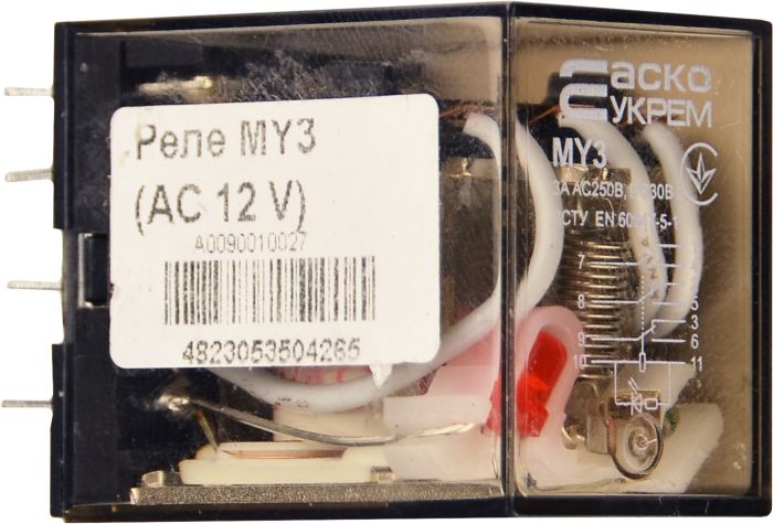 Реле МY3 (AC 12 V)