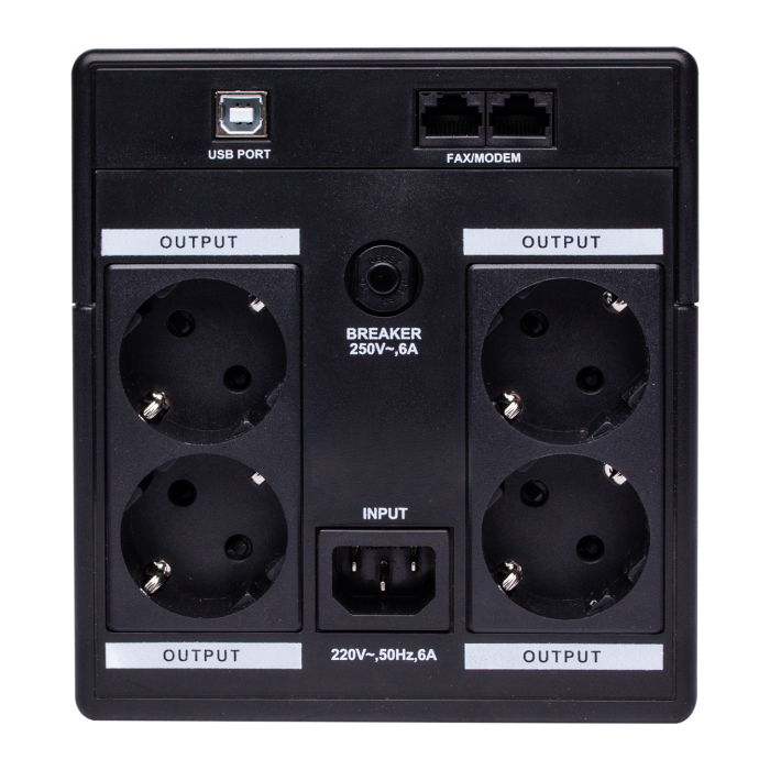Лінійно-інтерактивне ДБЖ LPM-U1100VA-P (770Вт)