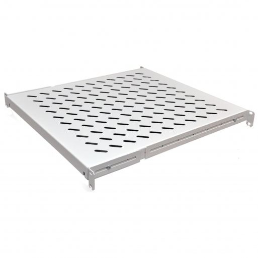 Полиця 19" 4 точки кріпл., 550мм глиб., перфорована