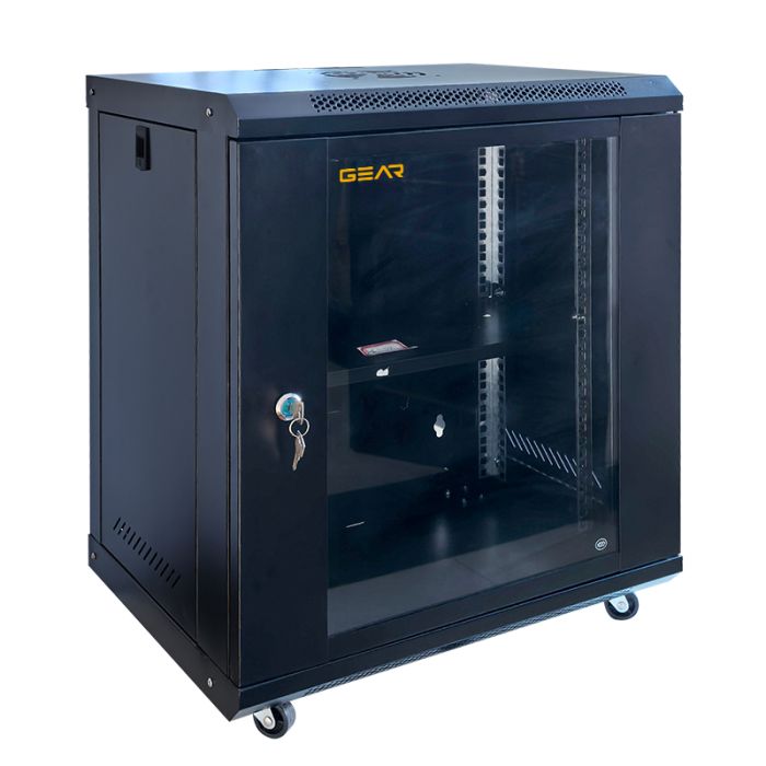 Шафа телекомунікаційна навісна металева 19" GEAR 15U 600x600 мм (GWMSN-15U-600-600)