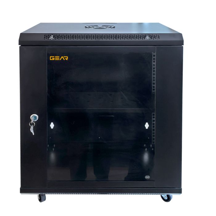 Шафа телекомунікаційна навісна металева 19" GEAR 15U 600x600 мм (GWMSN-15U-600-600)