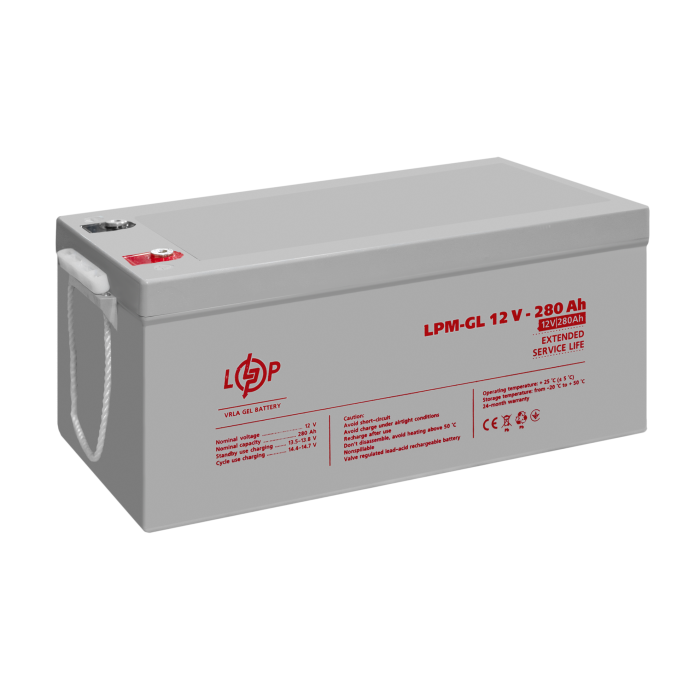 Акція. Акумулятор гелевий LPM-GL 12V - 280 Ah