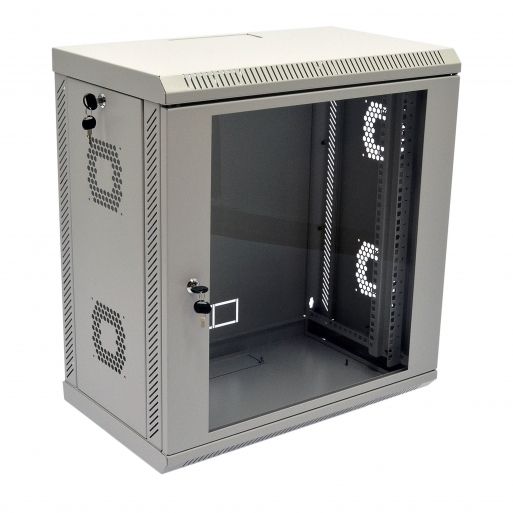 Шафа 12U, 600х350х640 мм (Ш*Г*В), акрилове скло