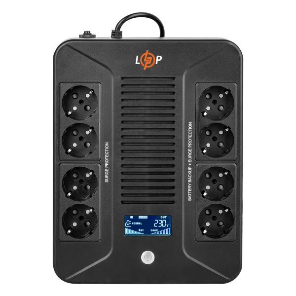 Лінійно-інтерактивне ДБЖ LP-600VA-8PS (360Вт)