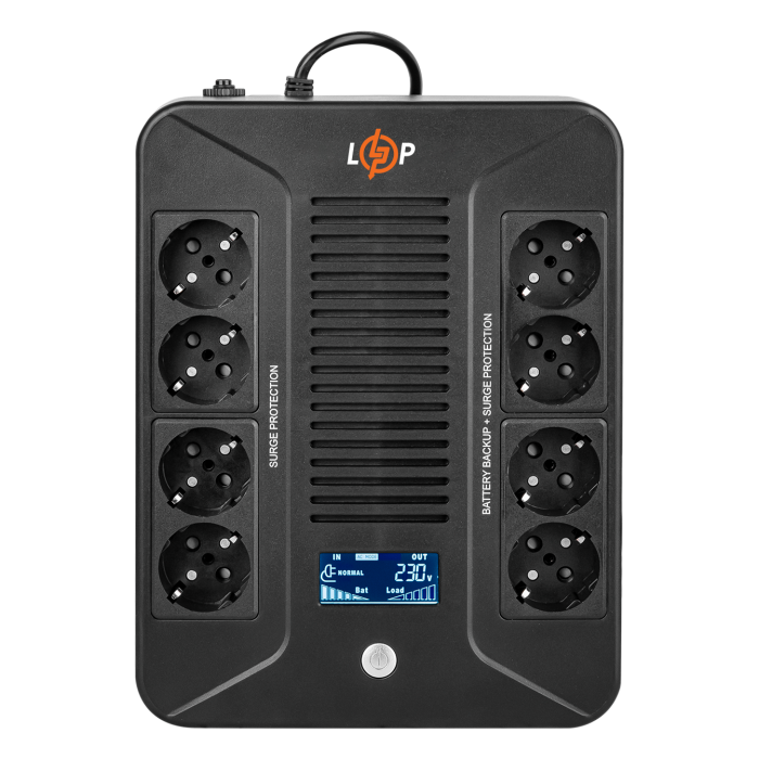 Лінійно-інтерактивне ДБЖ LP-600VA-8PS (360Вт)