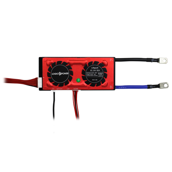 Smart BMS плата LP LiFePO4 24V 8S Dis 80A Ch 40A UART+RS485+CAN