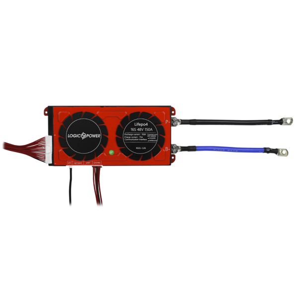 Smart BMS плата LP LiFePO4 48V 16S Dis 150A Ch 75A UART+RS485+CAN