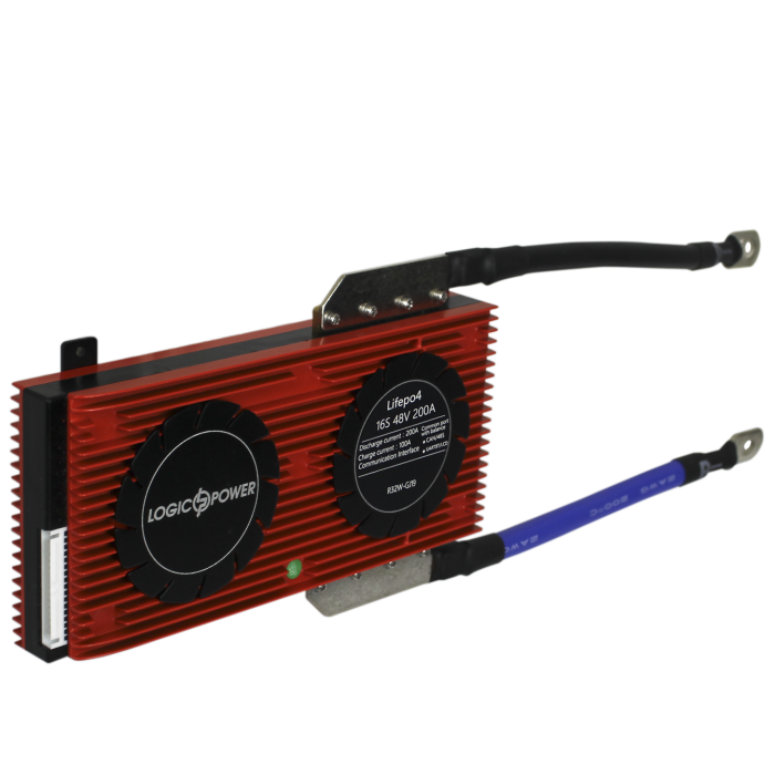 Smart BMS плата LP LiFePO4 48V 16S Dis 200A Ch 100A UART+RS485+CAN