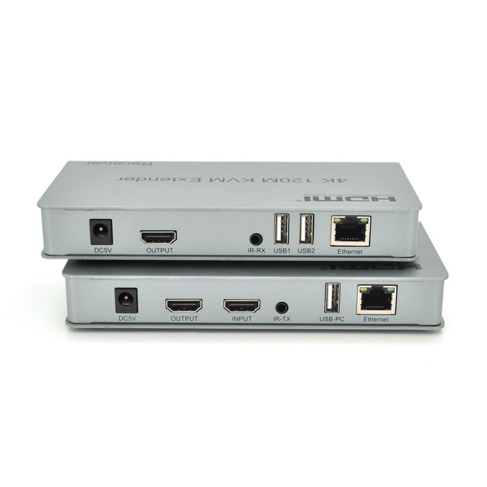 Одноканальний активний подовжувач HDMI сигналу UTP кабелю. Дальність передачі: до 100 метрів, cat5e/cat6e 1080P/3D. Управління через USB