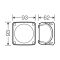 Розподільна коробка DK0202G 93x93x62 мм, IP66, з клемником 5x2,5 мм², світло-сіра RAL 7035, | HENSEL