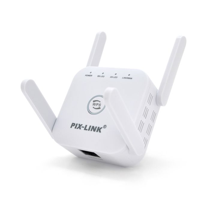 Підсилювач WiFi сигналу з 4-ма вбудованими антенами LV-AC24, живлення 220V, 4X300Mbps, IEEE 802.11b/g/n/ac, 2.4-5GHz, MTK7628KN, BOX