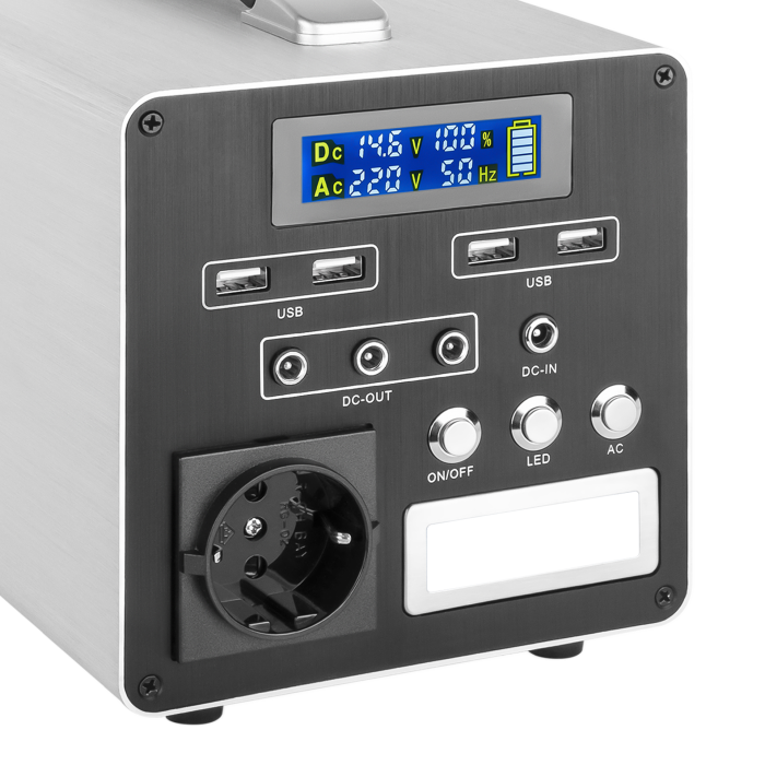 Багатофункціональна портативна зарядна станція LP CHARGER MPPT 500 (500W, 512Wh)
