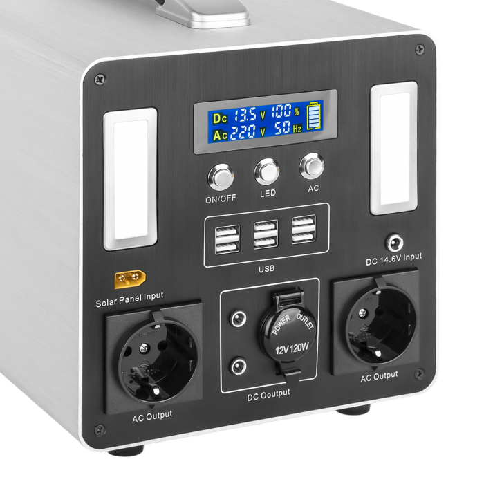 Багатофункціональна портативна зарядна станція LP CHARGER MPPT 1000 Max (1000W, 960Wh)