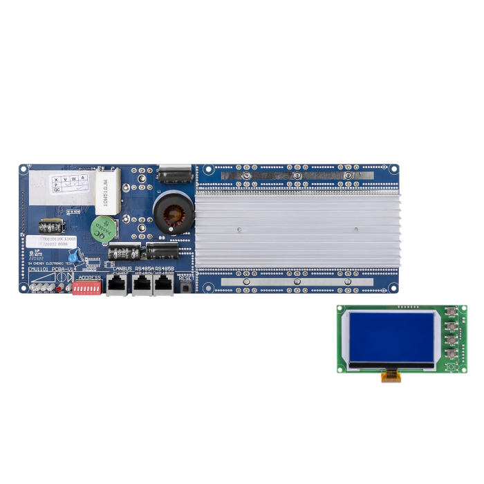 BMS плата LiFePO4 24V 8S Dis 200A Ch 100A LCD