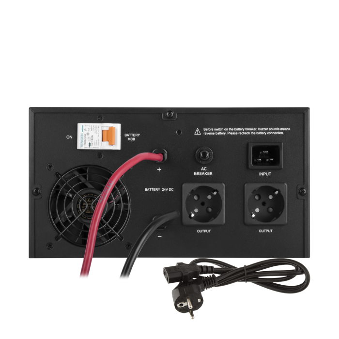 ДБЖ з правильною синусоїдою 24V LPE-B-PSW-2300VA+ (1600Вт) 1-40A