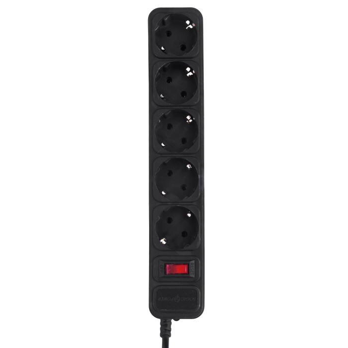 Мережевий фільтр LP-X5 4.5 м Black