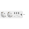 Мережевий фільтр PREMIUM LP-X3 USB 2 м White (2200 Вт)