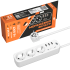 Мережевий фільтр PREMIUM LP-X3 USB 4 м White (2200 Вт)