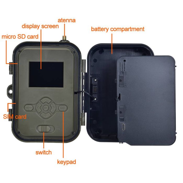 4G фотопастка Suntek HC-940Ultra Li (120MP, 8000mAh, Хмара)