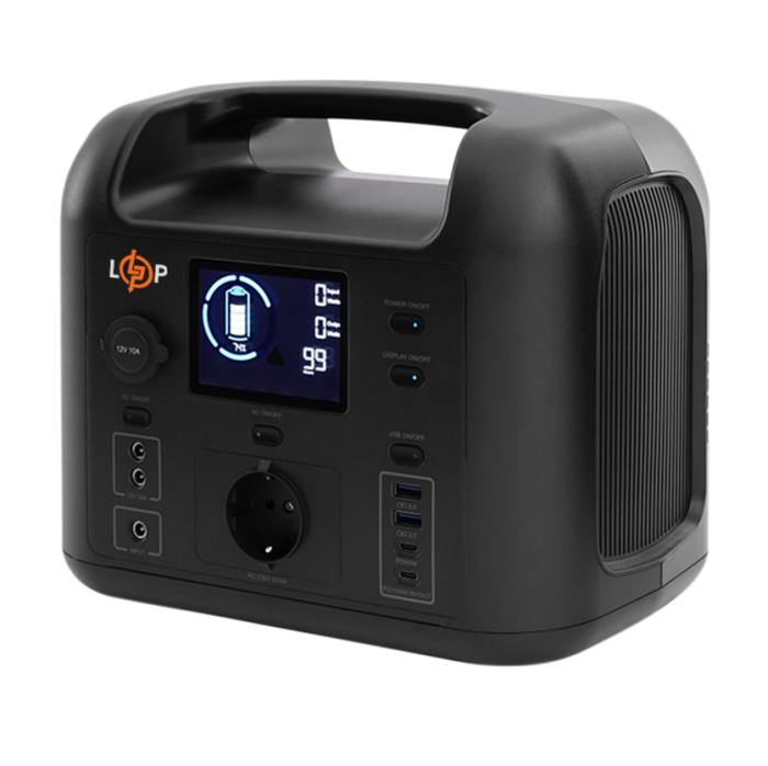 Багатофункціональна портативна зарядна станція LP CHARGER 500 (500W, 518Wh)