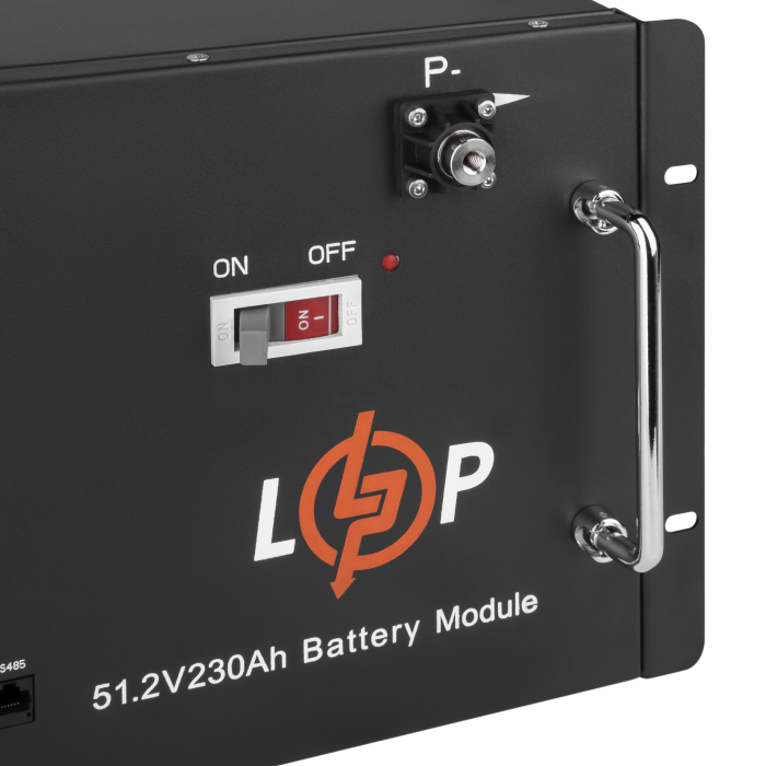 Акумулятор LP LiFePO4 48V (51,2V) - 230 Ah (11776Wh) (Smart BMS 200A) с LCD RM