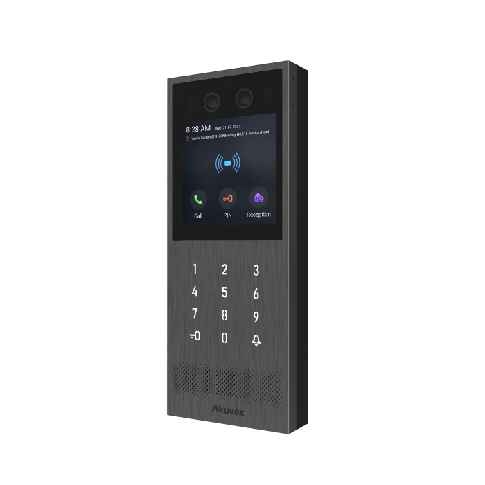 X912S - Багатоабонентна панель виклику з розпізнаванням обличчя, NFC та Bluetooth, Багатоабонентна