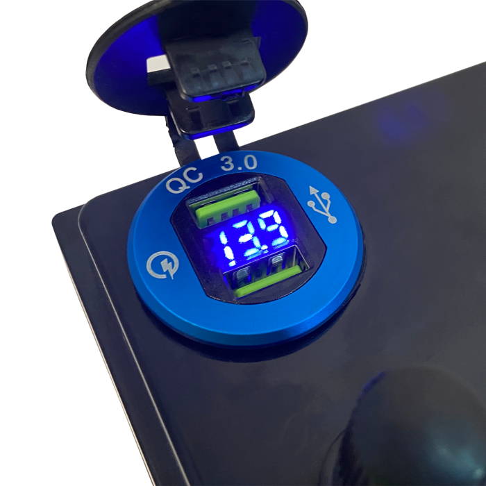 Акумулятор LP LiFePO4 універсальний із зарядним пристроєм 12V (12,8V) - 50 Ah (640Wh) (BMS 50A/25А) пластик