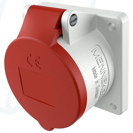 Розетка панельна 16A 4п 6г 400В, IP44, MENNEKES (артикул 1390)