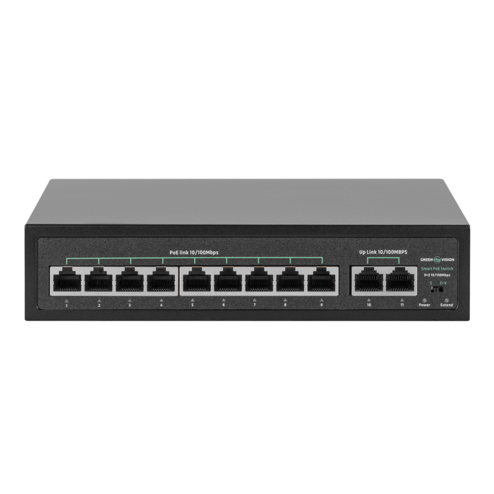 Комутатор мережевий POE GV-016-D-09+2P