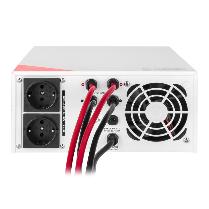 ДБЖ з правильною синусоїдою 12V LPM-PSW-1500VA (1050Вт) White