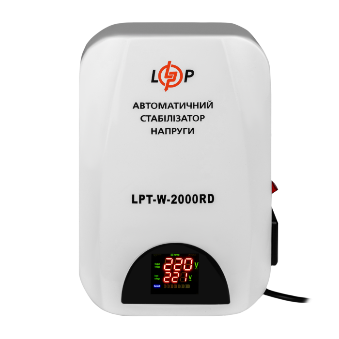 Стабілізатор напруги LPT-W-2000RD (1400Вт)