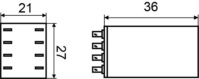 Реле МY2 (AC 24 V)