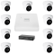 Комплект відеоспостереження на 9 камер GV-IP-K-W77/09 5MP