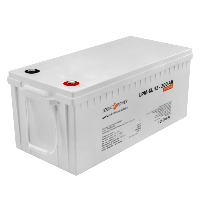 Акумулятор гелевий LP-GL 12V - 200 Ah Silver