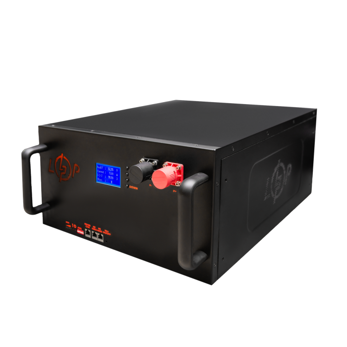 Акумулятор LP LiFePO4 51,2V - 230 Ah (11776Wh) (Smart BMS 200A/100А) з LCD метал RM