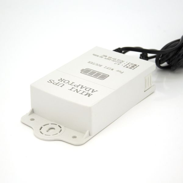 Імпульсний UPS із вбудованим АКБ Mini Outer UPS1202, 12.6V 2А; акб Lithium 0,6А; Plastic Box IP40; В130/Ш80/Г33мм; кріплення