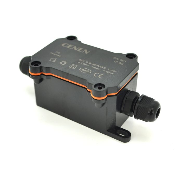 Водонепроникна коробка CN801 PG7 (3-6.5mm), 1-4 контакти, 70 х 40 х 40 мм, IP68