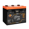 Акумулятор LP LiFePO4 12,8V - 64 Ah (820Wh) (BMS 80A/40А) пластик 2XT90 4USB стартер