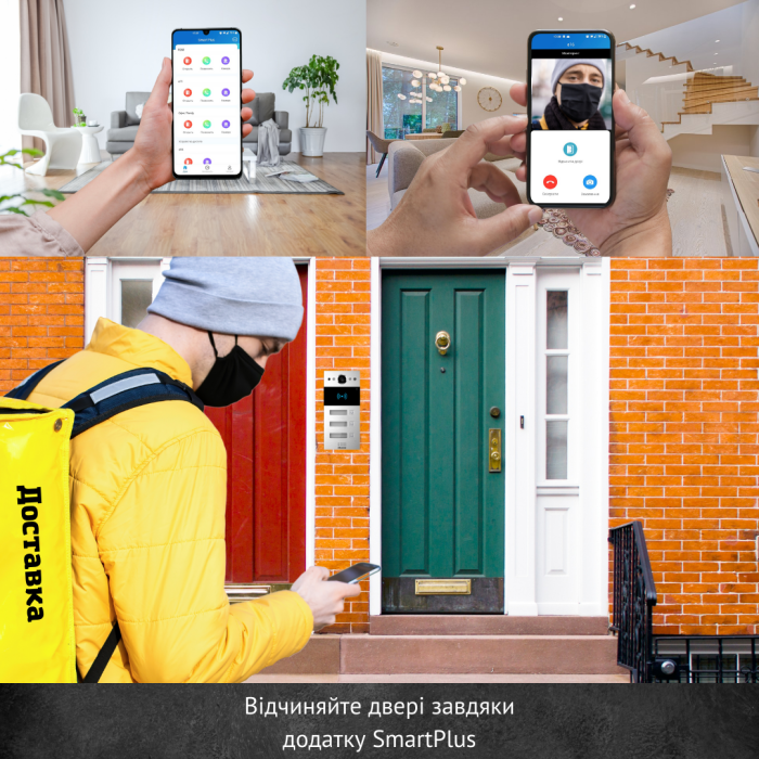 R20B - Трьохабонентна панель виклику, Багатоабонентна
