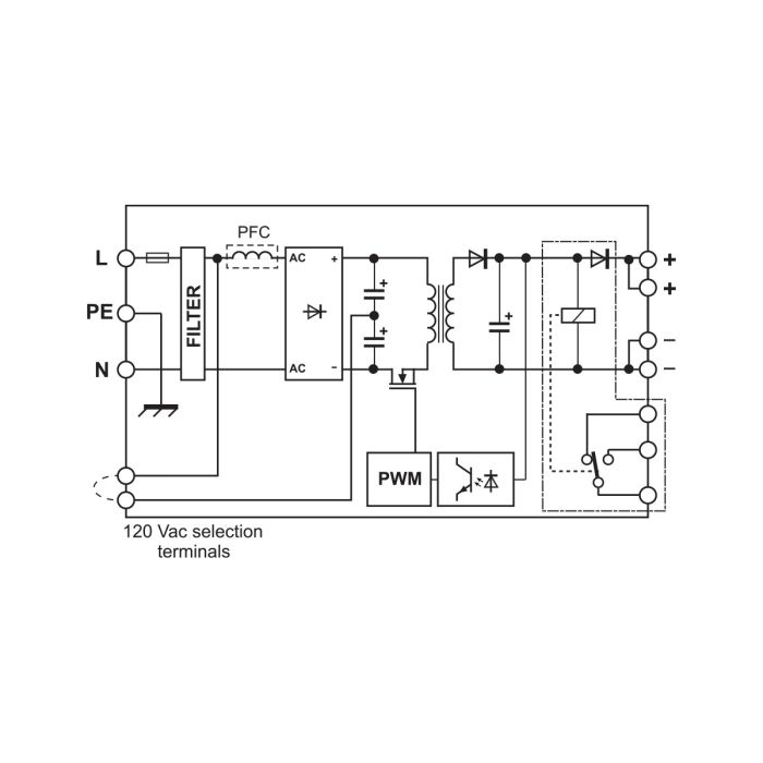 Джерело живлення CPSB1-240-24E Compact Economy, регульоване, 240 Вт | LUTZE