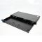 Патч-панель оптична висувна, 2xLC Duplex адаптери, SM, 1U, чорна, Corning