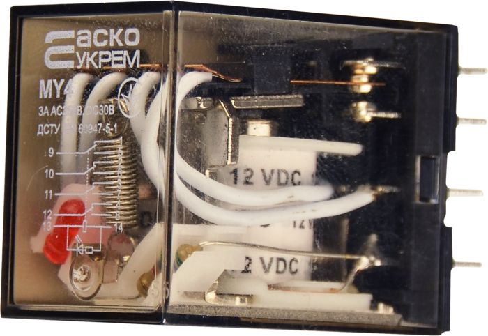 Реле МY4 (DC 12 V)
